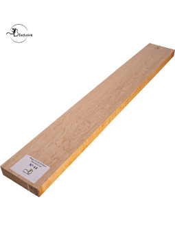 Ebauche de manche en Érable moucheté MB Exclusive pour guitare électrique, pièce unique, surface poncée