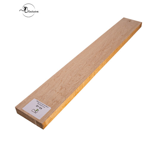 Ebauche de manche en Érable moucheté MB Exclusive pour guitare électrique, pièce unique, surface poncée