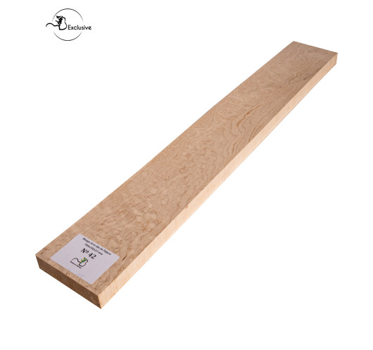 Birdseye maple neck blank MB Exclusive for electric guitar, one of a kind piece, sanded surface