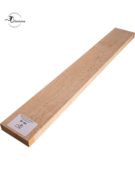 Birdseye maple neck blank MB Exclusive for electric guitar, one of a kind piece, sanded surface