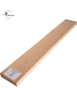 Ebauche de manche en Érable moucheté MB Exclusive pour guitare électrique, pièce unique, surface poncée