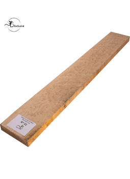 Mango de arce ojo de pájaro MB Exclusive para guitarra eléctrica, pieza única, superficie lijada sin tratamiento