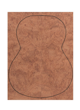 Fondo Cara Bubinga 0,5 mm. + Contra Sapelly (550x400x2,2/2,4 mm.)