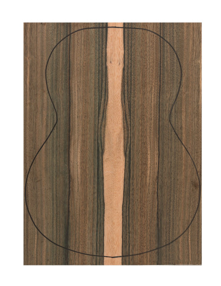 Back Green Ebony Outer Face 0,5 mm. + Green Ebony Inner Face (550x400x2,2/2,4 mm.)