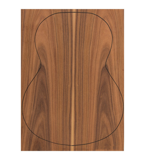 Back Santos Rswd. Outer Face 0,5 mm. + Sapele Inner Face (550x400x2,2/2,4 mm.)