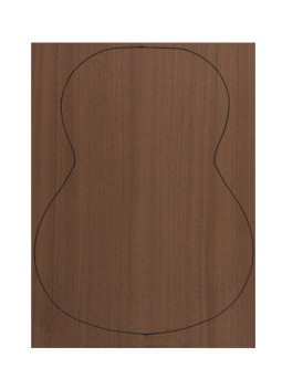 Back Dyed Sapele Outer Face 0,7 mm. + Dyed Sapele Inner Face (550x400x2,2/2,4 mm.)