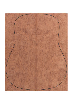 Fondo Cara Bubinga 0,5 mm. + Contra Bubinga (550x440x2,2/2,4 mm.)