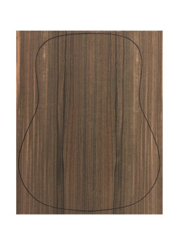 Back Green Ebony Outer Face 0,6 mm. + Green Ebony Inner Face (550x400x2,2/2,4 mm.)