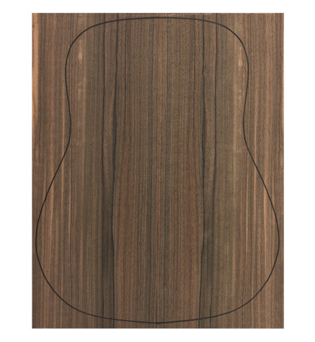 Fond Contreplaqué Malaysian Blackwood 0,5 mm + Malaysian Blackwood Guitare acoustique
(550x440x2,2/2,4 mm.)