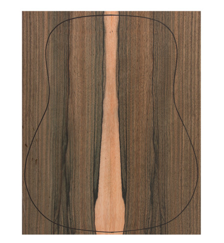 Fond Contreplaqué Malaysian Blackwood 0,5 mm + Sapelli Guitare Acoustique
(550x440x2,2/2,4 mm.)