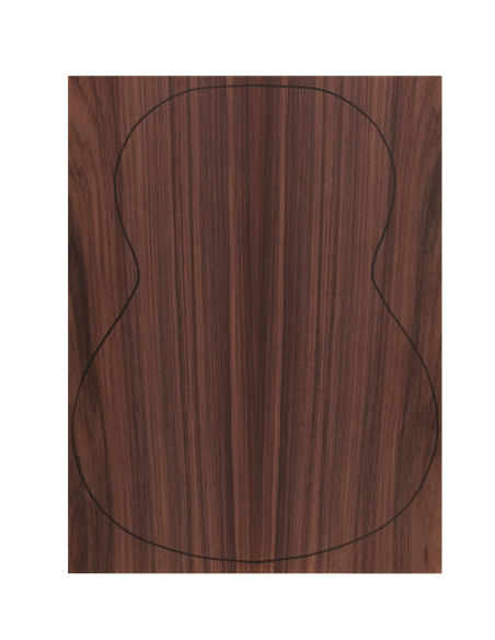 Back Indian Rswd. Outer Face 0,7 mm. + Sapele Inner Face (550x400x2,2/2,4 mm.)