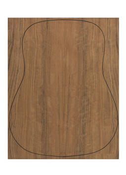 Fond Contreplaqué Mongoy 0,5 mm + Sapelli Guitare Acoustique
(550x440x2,2/2,4 mm.)