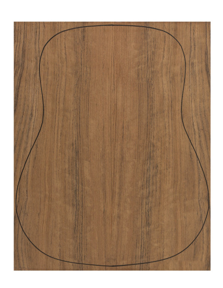 Back Ovangkol Outer Face 0,6 mm. + Ovangkol Inner Face (550x400x2,2/2,4 mm.)