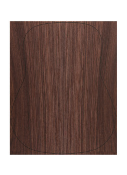 Back Indian Rswd. Outer Face 0,5 mm. + Sapele Inner Face (550x400x2,2/2,4 mm.)