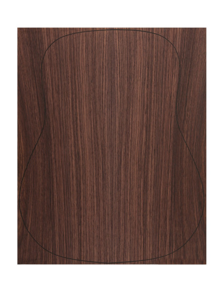 Fond Contreplaqué Palissandre Indien 0,7 mm + Sapelli Guitare Acoustique
(550x440x2,2/2,4 mm.)