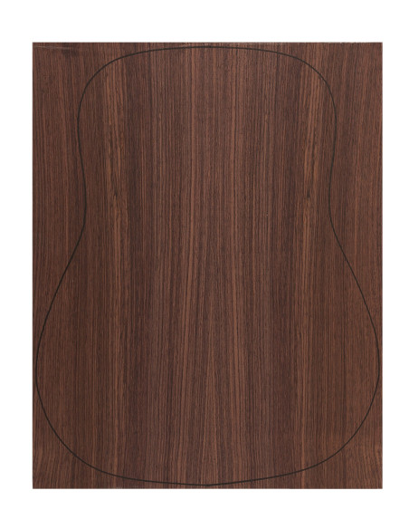 Fond Contreplaqué Palissandre Indien 0,7 mm + Sapelli Guitare Acoustique
(550x440x2,2/2,4 mm.)