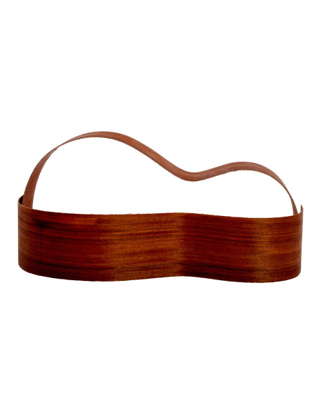 Éclisses Contreplaqué Padouk 0,5 mm + Padouk Guitare Classique
 (800x110x2,2/2,4 mm.)x2