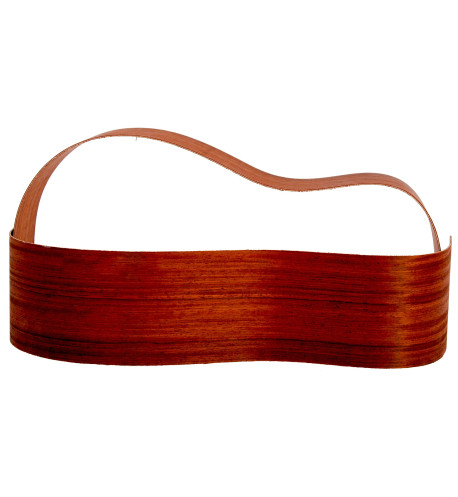 Éclisses Contreplaqué Padouk 0,5 mm + Padouk Guitare Acoustique
(825x125x2,2/2,4 mm.)x2