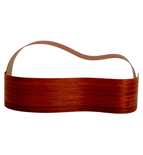 Éclisses Contreplaqué Padouk 0,5 mm +  Sapelli Guitare Acoustique
(825x125x2,2/2,4 mm.)x2