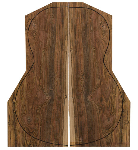 Bocote Backs (550x200x4 mm.)x2