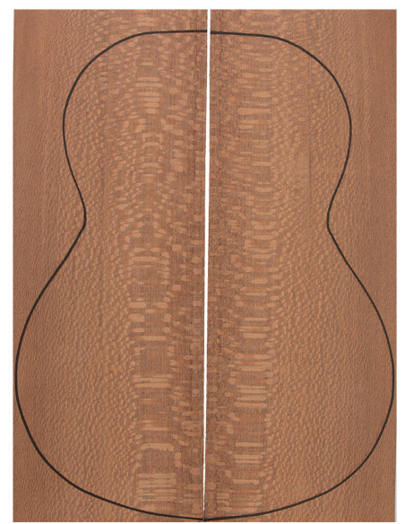 Fondo Brazilian Lacewood Especial (550x200x4 mm)x2
