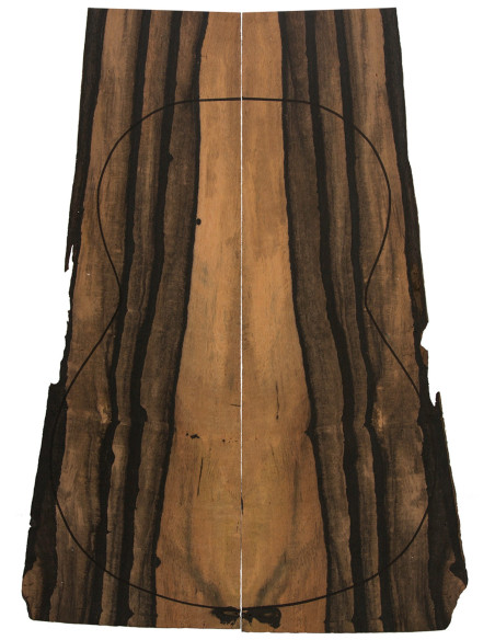 Fondo Ébano Polilla (550x200x4 mm.)x2