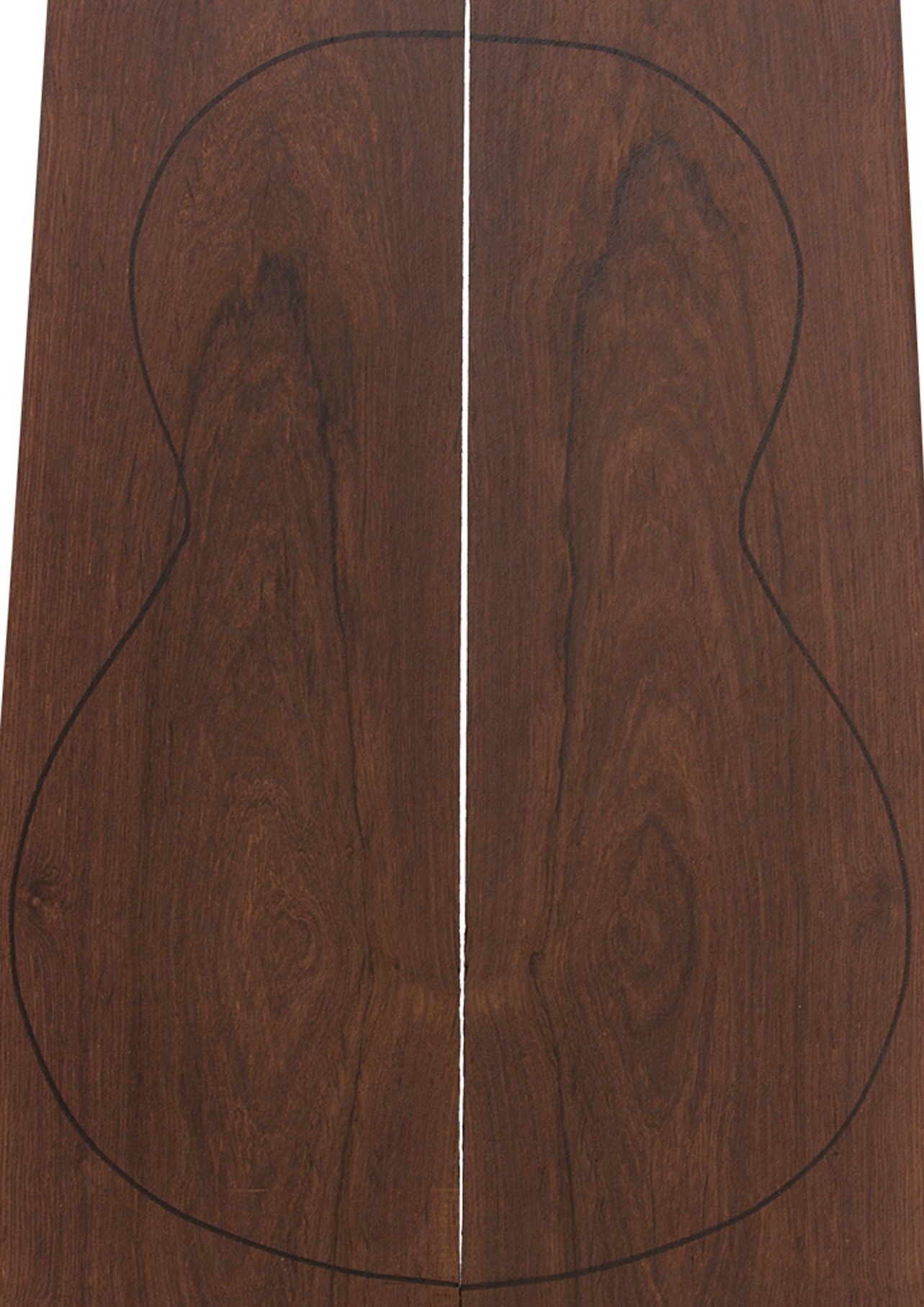 Tight Madagascar Rosewood Backs (500/550x170/190x4 mm)