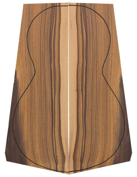 Fonds Pau Ferro Étroit Guitare Classique (500/550x170/190x4 mm)