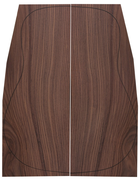 A Indian Rosewood Acoustic Guitar Backs