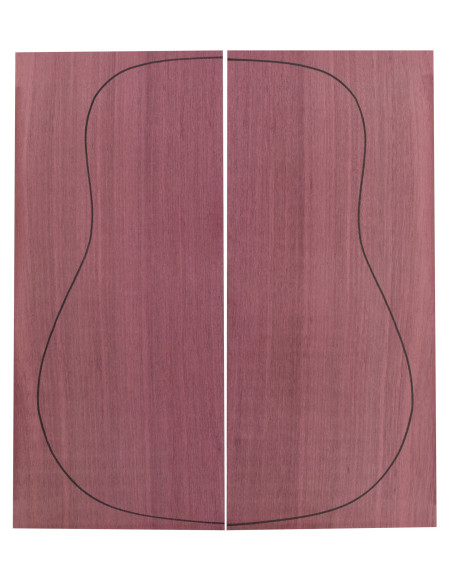 Purple Heart Backs (550x215x4,5 mm)x2