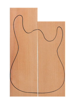 Body Cedro Honduras Asimétrico (CITES) 530x160x50mm+450x160x50