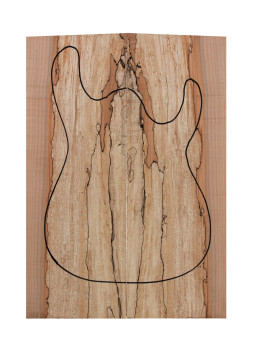 Tapa Eléctrica Arce Spalted 550x200x24 mm