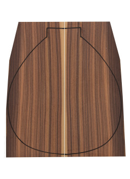 Fondos Pau Ferro (400x160x4 mm)x2