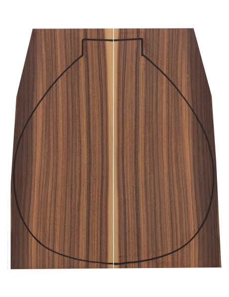 Santos Rosewood Backs (400x160x4 mm)x2