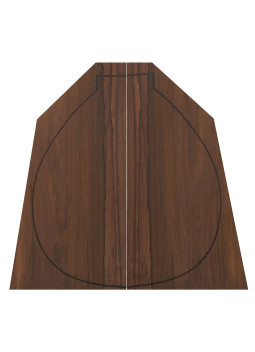 Fondos Palo Santo Madagascar (CITES) (400x160x4 mm)x2