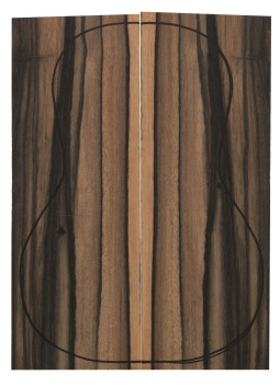 Fondos Ébano Exótico (360x130x4mm)x2