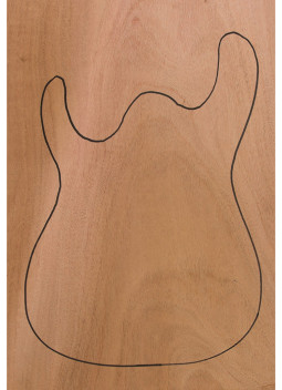 Body Caoba (CITES) 550x380x50mm