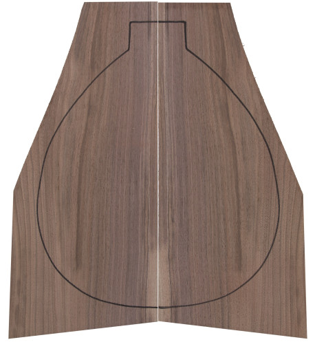 European Walnut Backs (460x180x4 mm)