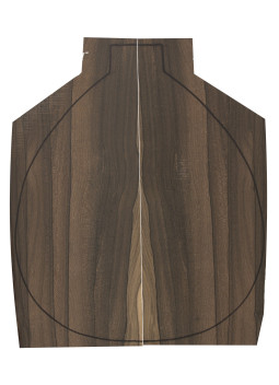 Fondos Ziricote (460x180x4 mm)x2