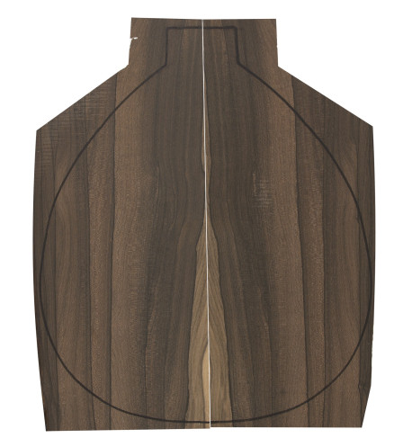 Ziricote Backs (460x180x4 mm)x2