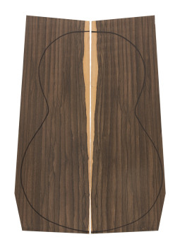 Fondo Ziricote Justos (500/550x170/190x4mm)x2
