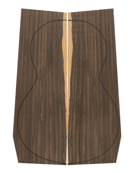 Fondo Ziricote Justos (500/550x170/190x4mm)x2