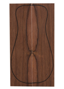 Madagascar Rosewood Backs (CITES) (320x90x3 mm)x2