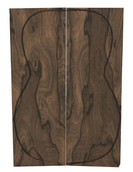 Fondos Ziricote (255x90x3mm)x2