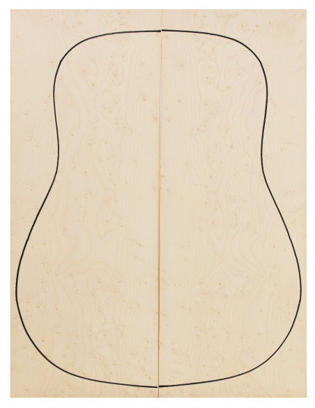 Birdseye maple guitar