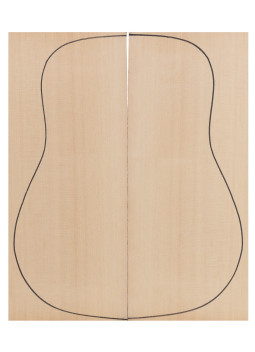 Abeto Sitka tapa guitarra