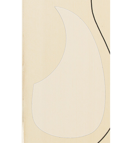 Transparent Pickguard For Acoustic Guitar 0,3 mm.