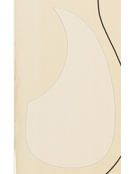 Golpeador Transparente Guitarra Acústica 0,3 mm.