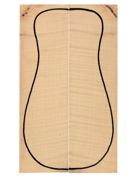 Fondos Arce Rizado (320x90x3 mm)x2
