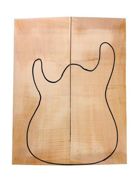 cuerpo arce guitarra
